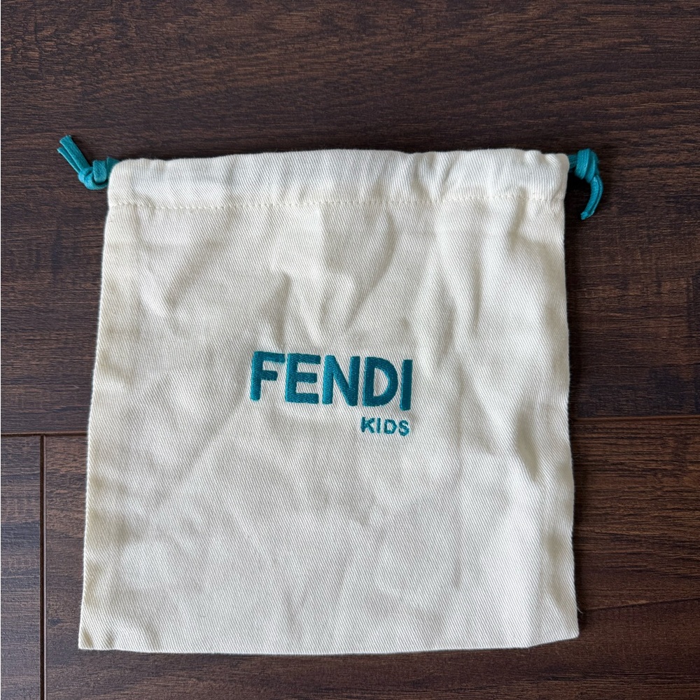 7.5x7.5” Fendi Kids Dust Bag